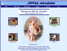 Tablet Screenshot of jovalairedales.com